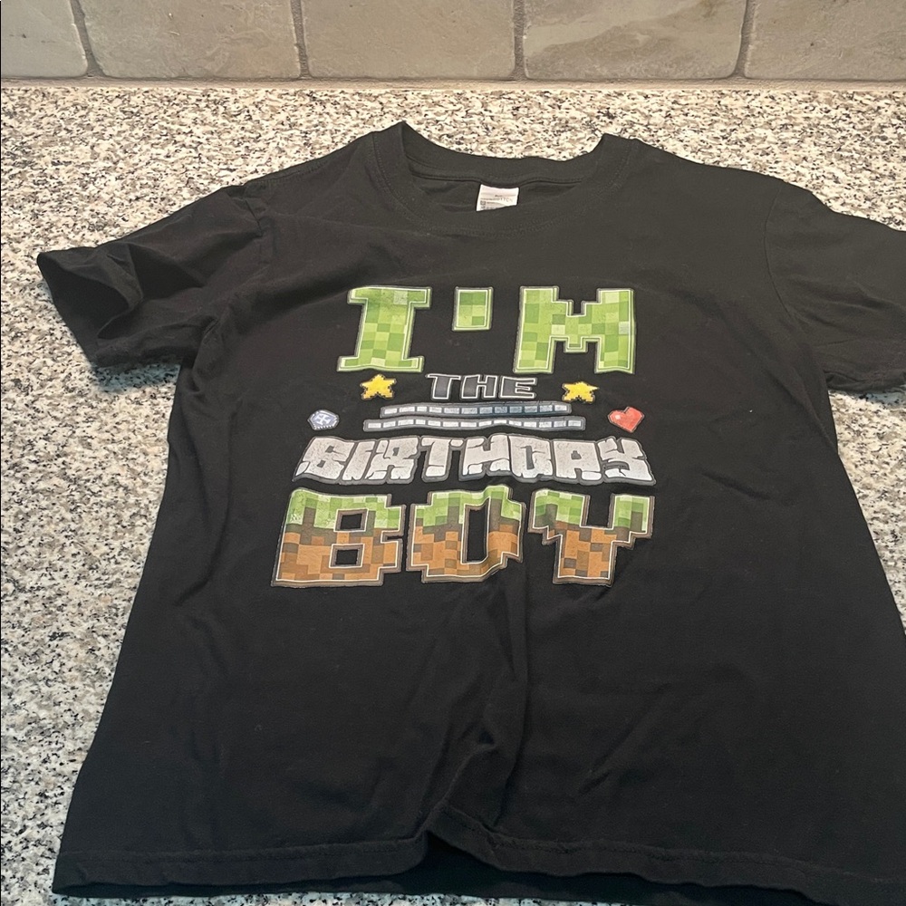 Black Birthday Boy T-Shirt